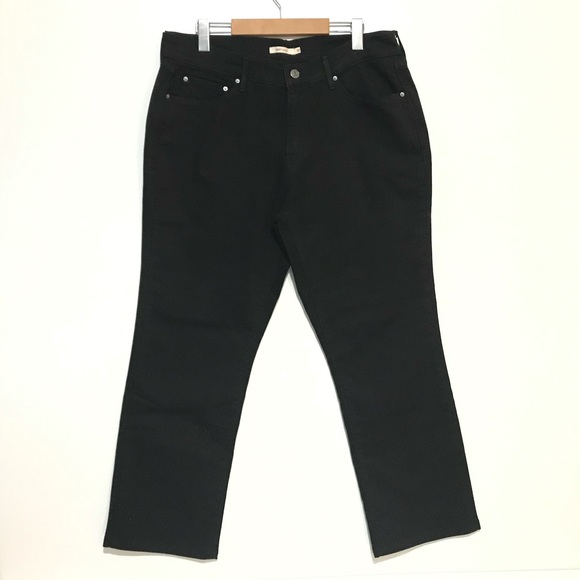 Levis 505 Straight Leg Jeans Black Size 32 - Picture 2 of 14